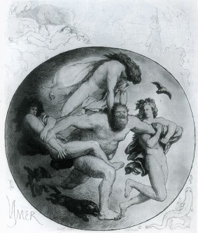 Ymir le géant chevauché par trois dieux